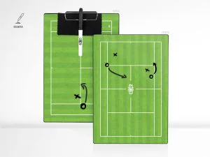Clipboard Escrita Ténis